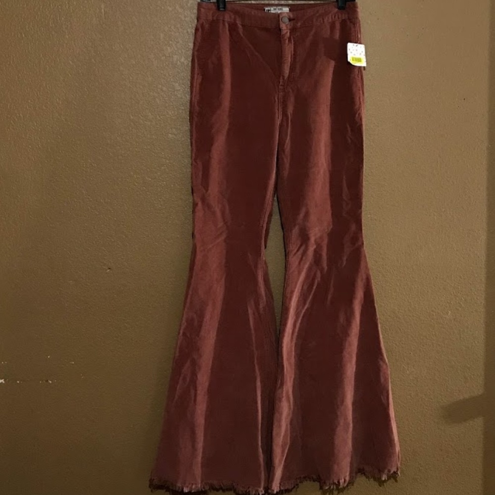 Free People Corduroy Pants Super Flare Bell Bottom